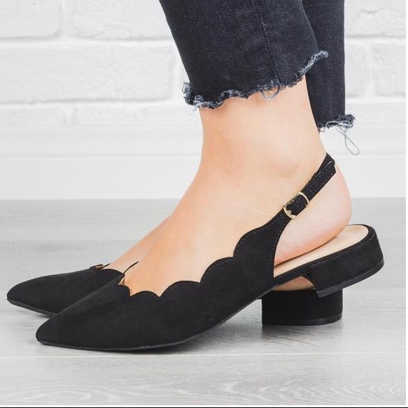 Super Chic Sling Back Flats 3 sizes left! - Picture 2 of 4